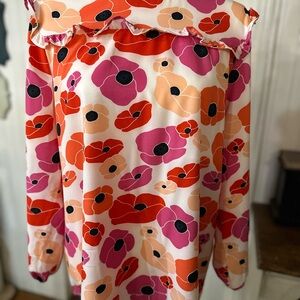 Floral Print Women's Blouse